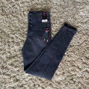 High rise black jeans